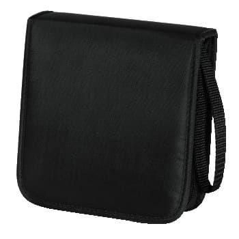 Hama Nylon CD/DVD Wallet, Black - 20 Discs