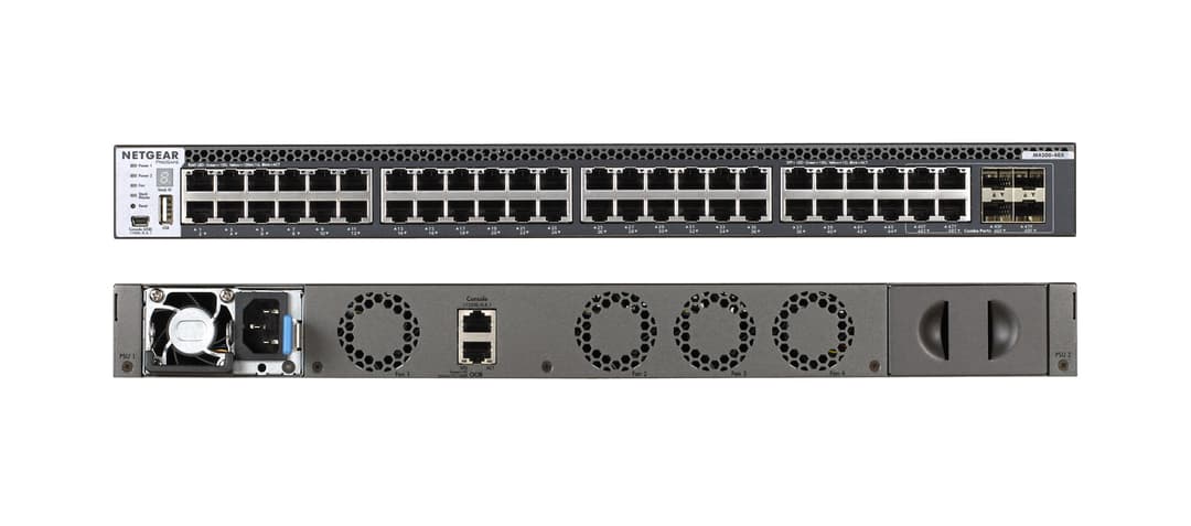 NETGEAR XSM4348CS Managed 10G Ethernet (100/1000/10000) 1U Grey - Image 1
