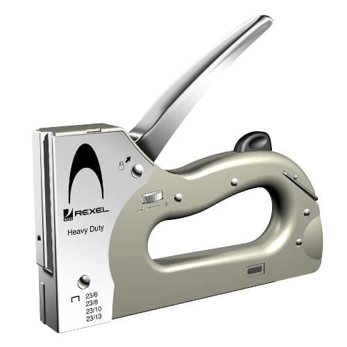 Rexel Heavy Duty Metal Tacker Silver 2101209 (23/6-23/13 Staples) - Image 3