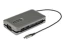 StarTech.com DKT31CSDHPD3 USB-C Docking Station 4K 60Hz HDMI, 100W Power Delivery Pass-Through, 2-Port 10Gbps USB Hub, Gigabit Ethernet, SD/MicroSD, 25cm Attached Cable - Space Grey thumbnail 4