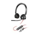 Poly Blackwire 3320 Stereo Microsoft Teams Certified USB-C Headset + USB-C/A Adapter thumbnail 1