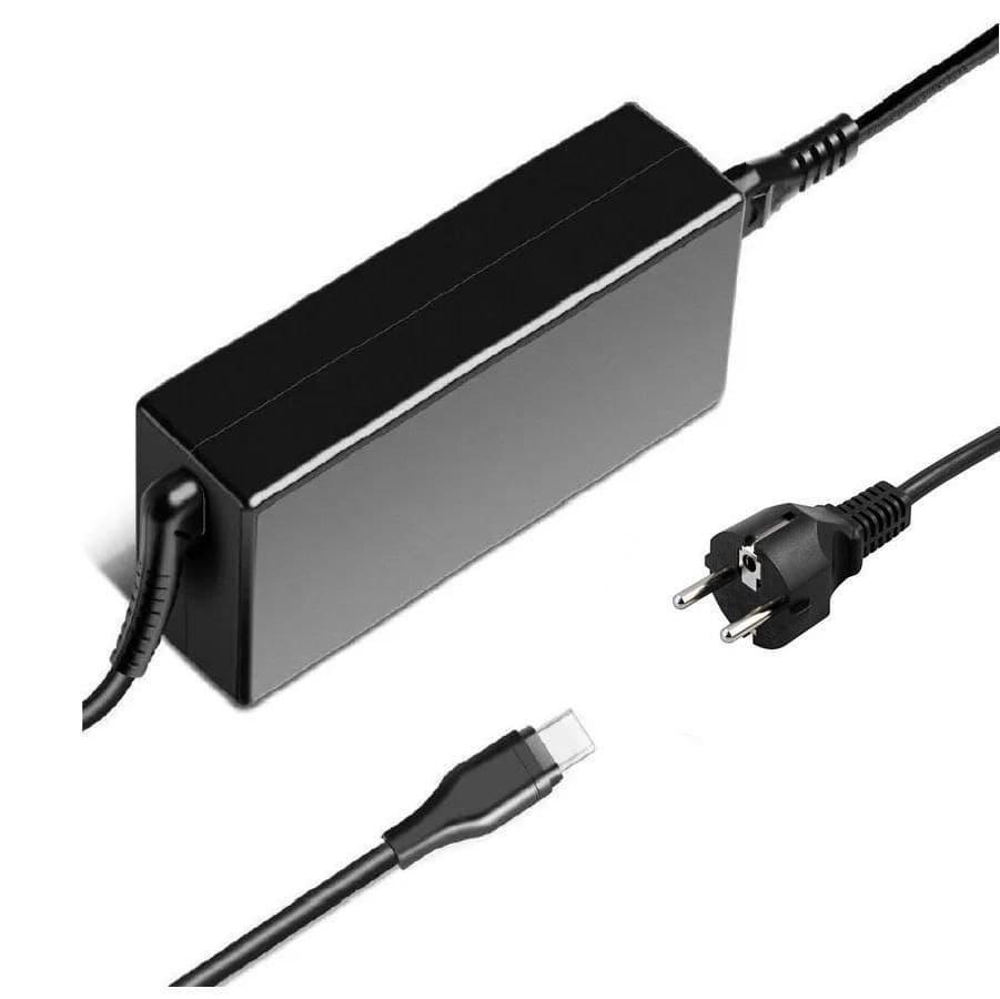 CoreParts USB-C Power Adapter 45W 5-20V/2-3A USB PD Type-C (MBXUSBC-AC0008) - EU Power Cord Included - Image 1