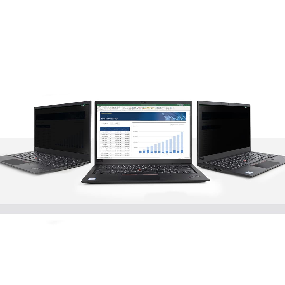 StarTech.com Laptop Privacy Screen for 16:9 Displays, Anti-Glare Filter with 51% Blue Light Reduction, Reversible Matte/Glossy - 13.3-inch - Image 2