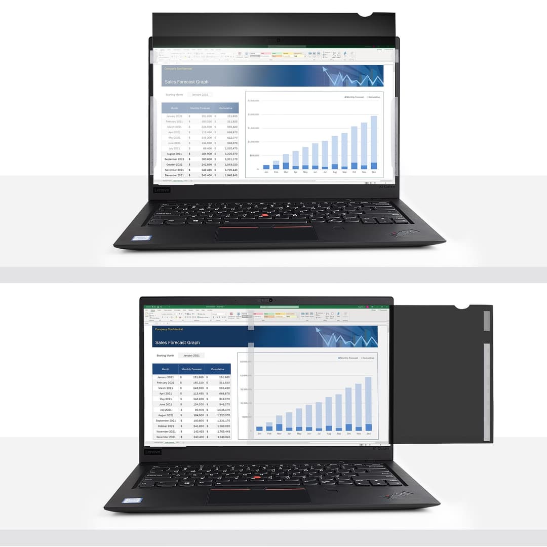 StarTech.com Laptop Privacy Screen for 16:9 Displays, Anti-Glare Filter with 51% Blue Light Reduction, Reversible Matte/Glossy - 13.3-inch - Image 4
