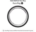 Oura Ring 4 Smart Ring - Black, Size 11 thumbnail 2
