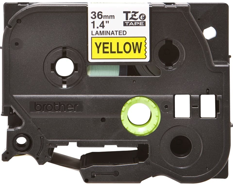 Brother TZE-661 label-making tape Black on yellow 36mm x 8m TZ - Image 2