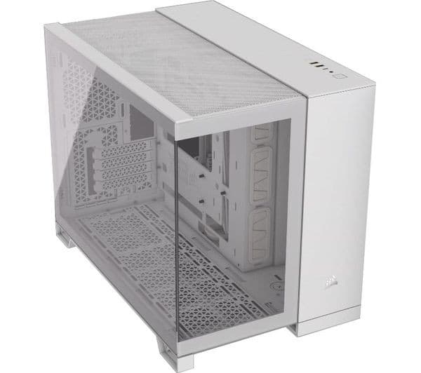 CORSAIR 2500X Micro-ATX Mid Tower PC Case - White