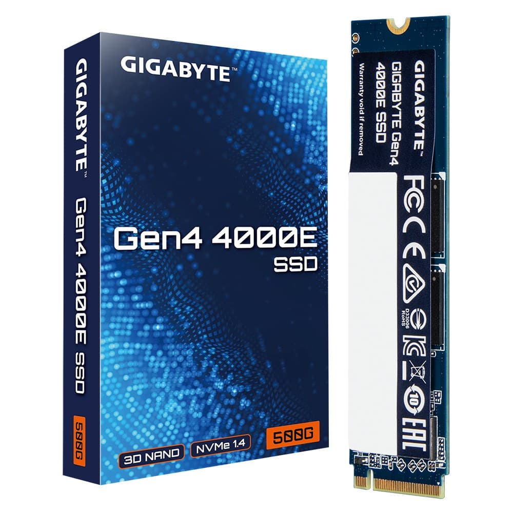 GIGABYTE Gen4 4000E SSD 500 GB M.2 2280 PCI Express 4.0 NVMe 3D NAND (Up to 3600/3000 MB/s) - Image 5