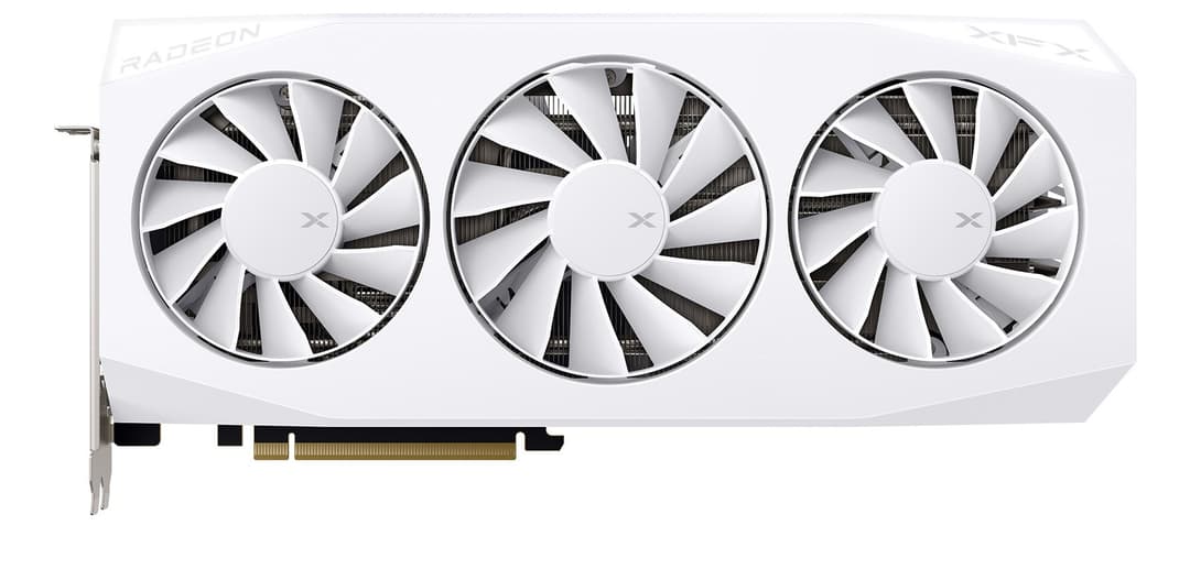 XFX Mercury Radeon RX 9060 XT OC Gaming Edition White AMD 16 GB GDDR6 - Image 1