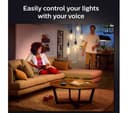 PHILIPS HUE White Ambiance Filament Smart LED Globe Bulb with Bluetooth - G93, E27, 550 Lumen, 2200-4500K thumbnail 5