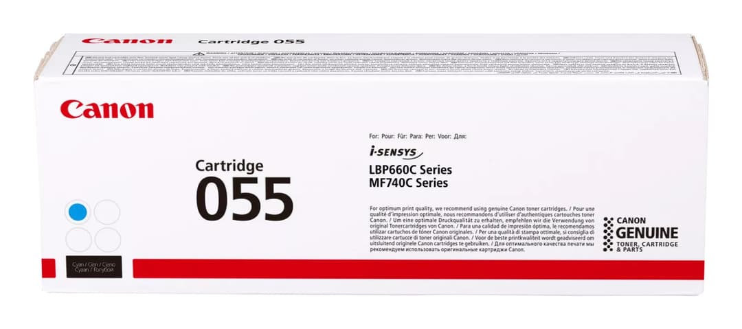 Canon 055 Original Toner Cartridge - Cyan - Image 2