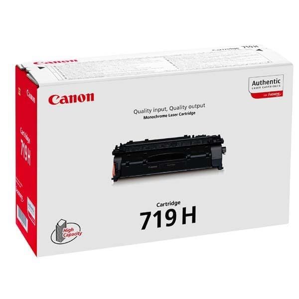 Canon CRG 719H BK Original High Capacity Toner Cartridge Black 6,400 Pages 1 pc(s)