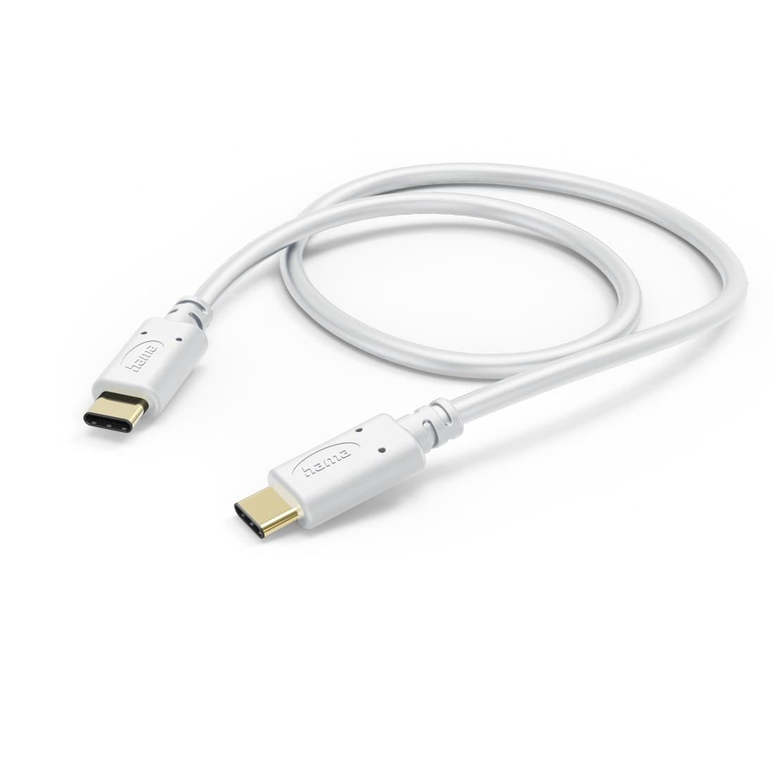 Hama USB-C to USB-C Charging Cable, 1.5 m, White