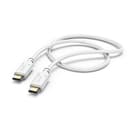 Hama USB-C to USB-C Charging Cable, 1.5 m, White thumbnail 2
