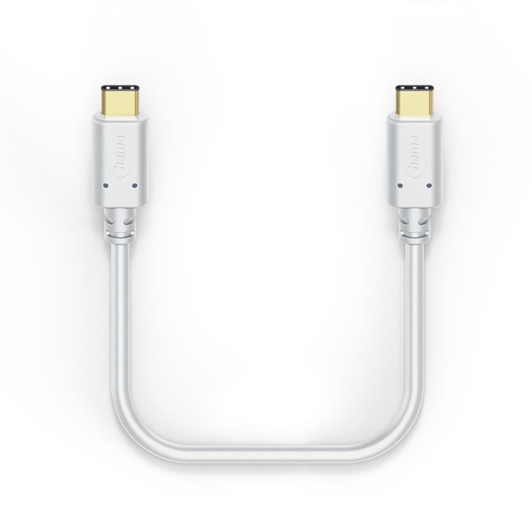 Hama USB-C to USB-C Charging Cable, 1.5 m, White - Image 3