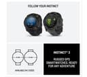 Garmin Instinct 3 AMOLED Smartwatch 50mm Black with Charcoal Band thumbnail 7