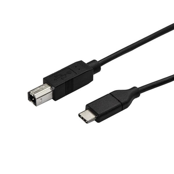 StarTech.com USB-C to USB-B Printer Cable - M/M - 0.5 m - USB 2.0 - Image 1