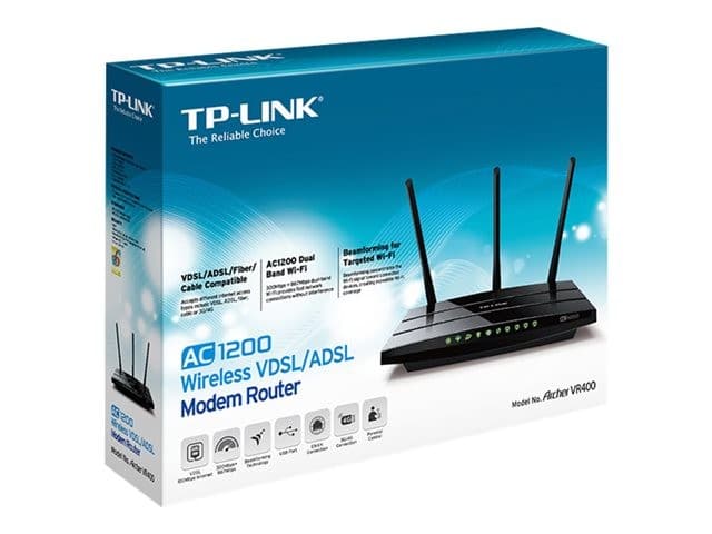 TP-Link Archer VR400 AC1200 Wireless VDSL/ADSL Modem Router - Image 6