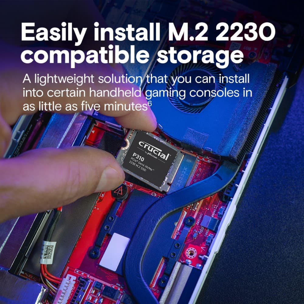 Crucial P310 2 TB M.2 2230 PCIe Gen4 NVMe 7100 MB/s Internal SSD - Image 5