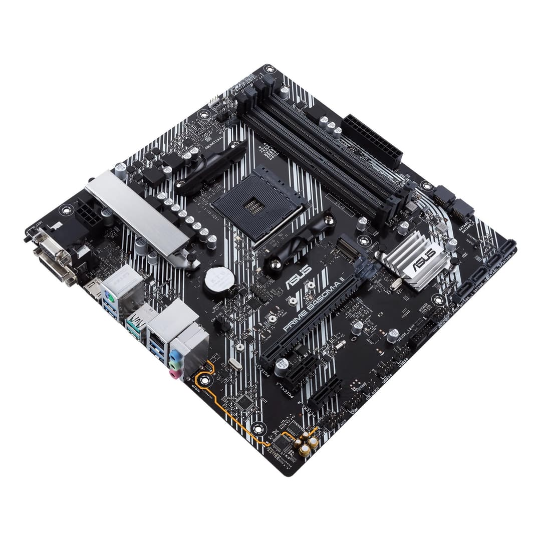 ASUS PRIME B450M-A II AMD B450 Socket AM4 DDR4 Micro ATX Motherboard - Black - Image 4