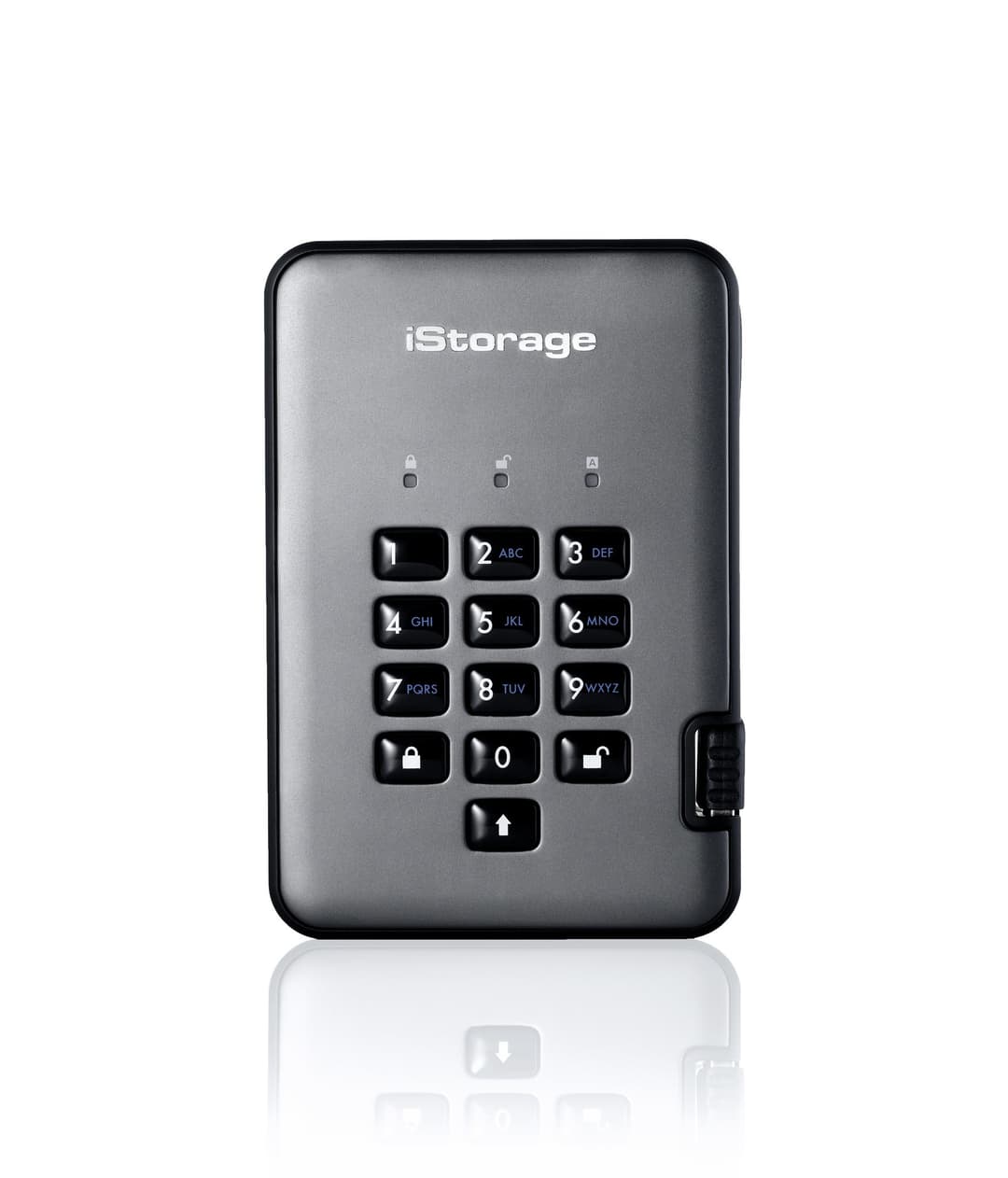 iStorage diskAshur PRO² SSD 512GB | Secure Portable Solid State Drive |FIPS 140-2 Level 3 certified | AES-XTS 256-bit Hardware Encryption | PIN protected | OS & Platform Independent |GDPR, TAA Compliant|Brute force hack defence | Dust/Water Resistant - Image 1