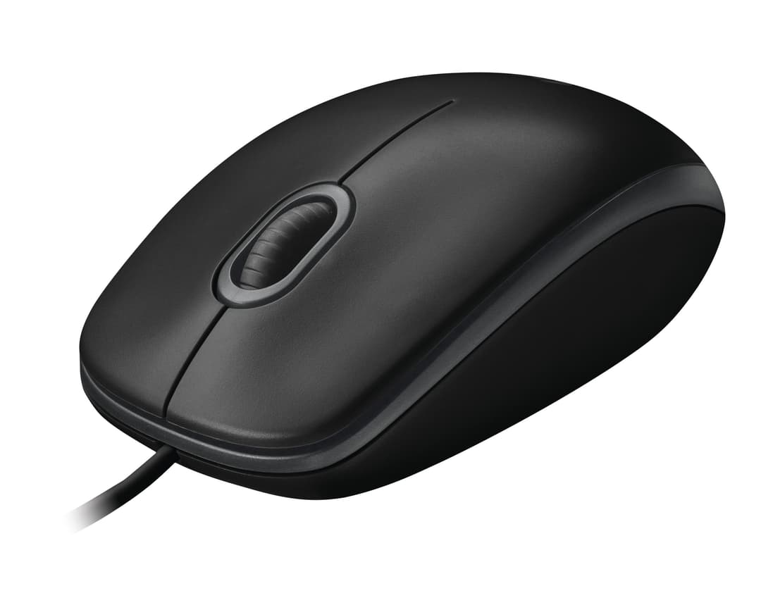 Logitech B100 Wireless Ambidextrous Mouse Black - 910-003357 - Image 2