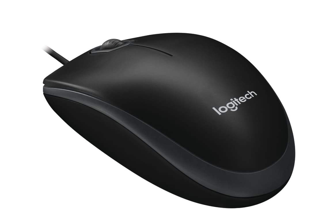 Logitech B100 Wireless Ambidextrous Mouse Black - 910-003357 - Image 3