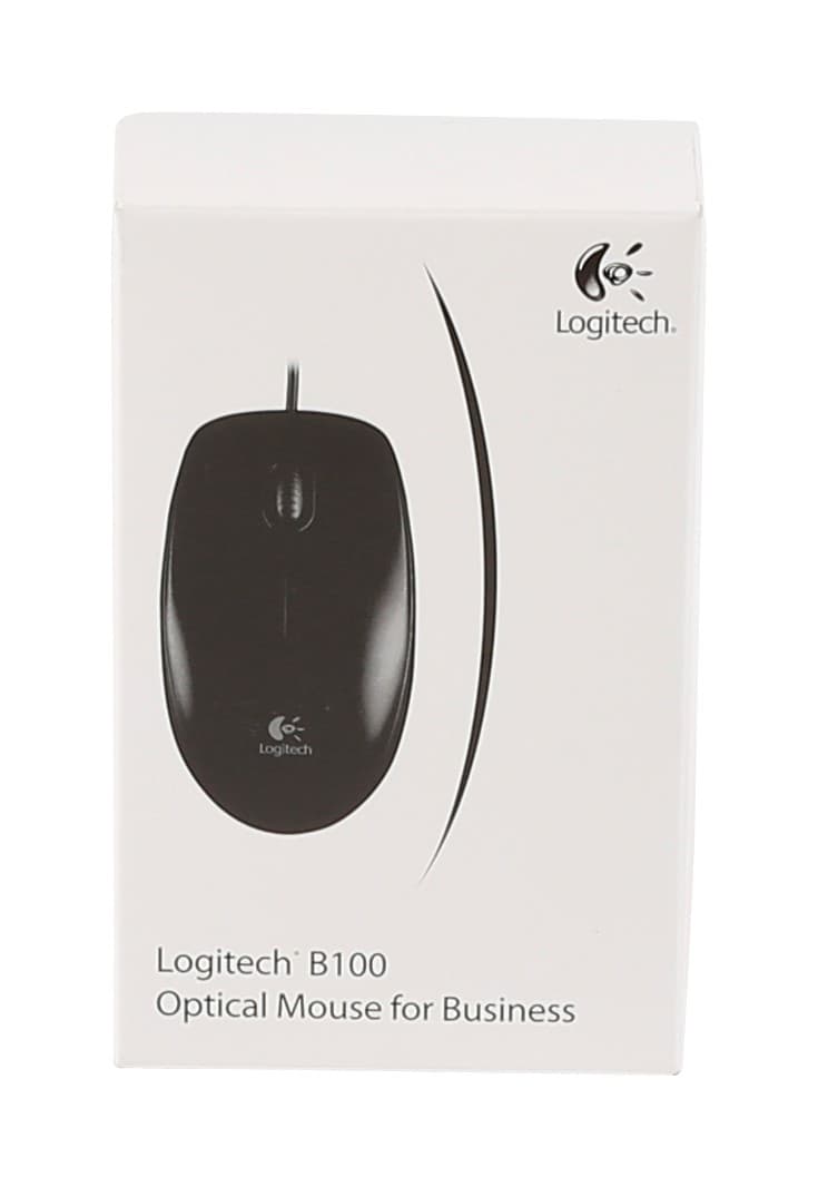 Logitech B100 Wireless Ambidextrous Mouse Black - 910-003357 - Image 7