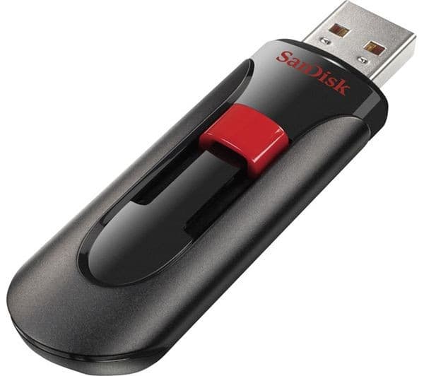 SanDisk Cruzer Glide 32 GB USB 2.0 Flash Drive - Black & Red (SDCZ60-032G-B35) - Image 2