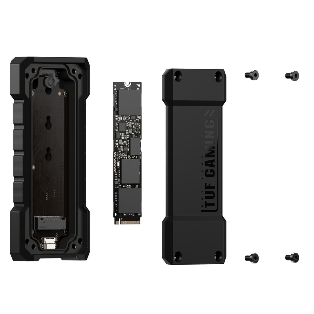 ASUS TUF Gaming A2 M.2 SSD Enclosure - Black - Image 7