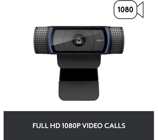 Logitech C920 HD Pro Full HD 1080p Webcam Black - 960-001055 - Image 2