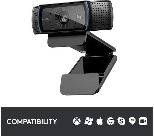 Logitech C920 HD Pro Full HD 1080p Webcam Black - 960-001055 - Image 6