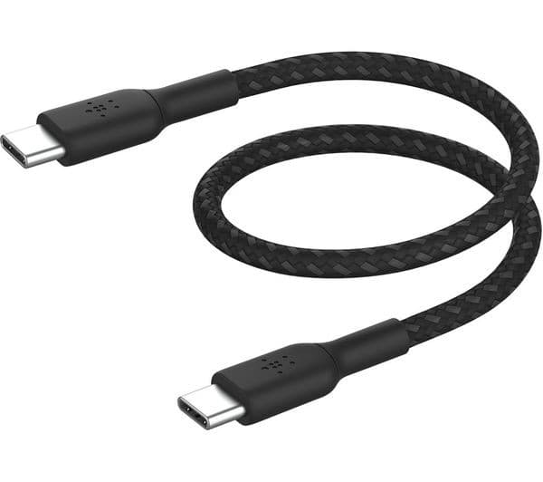 Belkin Braided USB Type-C to USB Type-C Cable 60W for Nintendo Switch 2 2m Black - Image 5