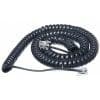 Titan Handset Curly Cord 12ft (3.65m) Black - Image 1
