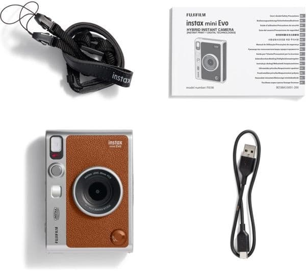 Instax mini Evo Digital Instant Camera Brown - Image 7