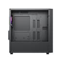 Vida Lucid Micro-ATX Tower Tempered Glass Gaming PC Case with 4 x 120mm ARGB Fans - Black thumbnail 7