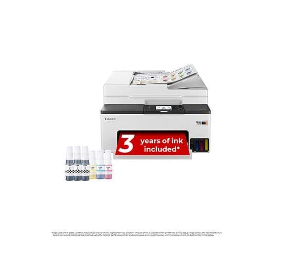 CANON MAXIFY GX2050 A4 All-in-One Wireless Refillable MegaTank Inkjet Printer with Fax - Image 1