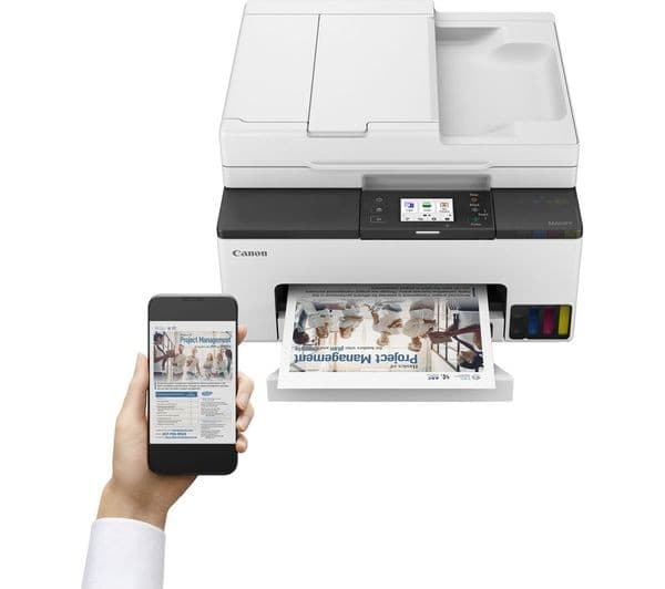 CANON MAXIFY GX2050 A4 All-in-One Wireless Refillable MegaTank Inkjet Printer with Fax - Image 4