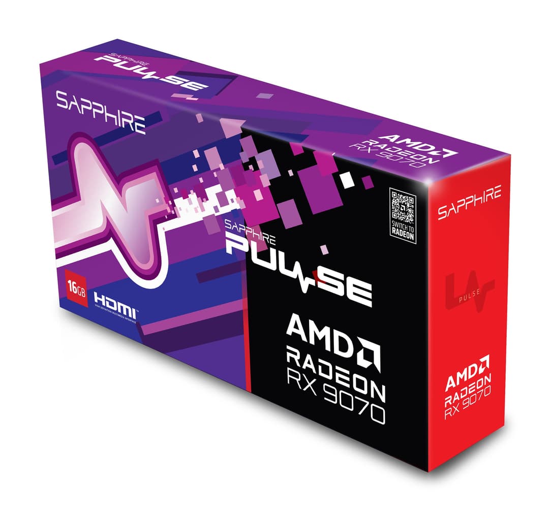 Sapphire PULSE AMD Radeon RX 9070 16 GB GDDR6 Graphics Card - 11349-03-20G - Image 6