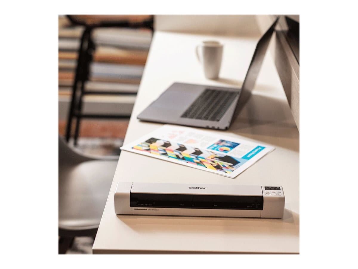 Brother DSmobile DS-940DW - sheetfed scanner - portable - duplex - A4 - USB 3.0, Wi-Fi(n)
