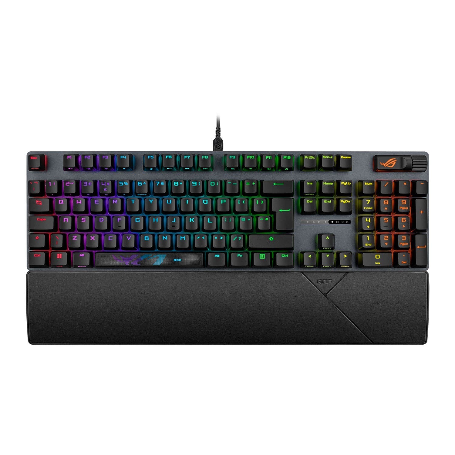 ASUS ROG Strix Scope II X Full-Size Mechanical RGB Wired Gaming Keyboard - ROG NX Snow V2 Switches, Black