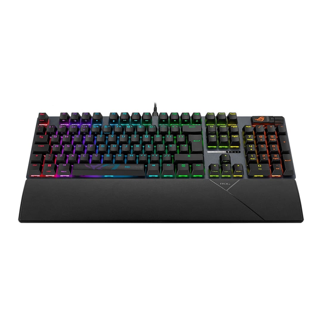 ASUS ROG Strix Scope II X Full-Size Mechanical RGB Wired Gaming Keyboard - ROG NX Snow V2 Switches, Black - Image 3