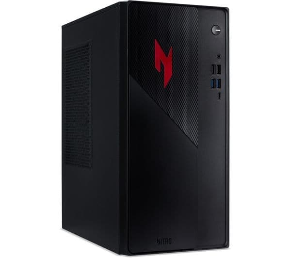 Acer Nitro N20-101 Gaming PC Intel i5 16GB RAM RTX 5050 512GB SSD Black - Image 1