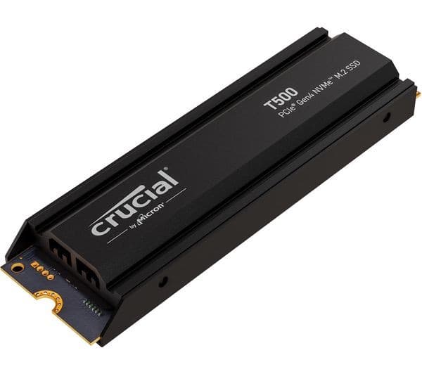 CRUCIAL T500 M.2 PCIe Gen4 NVMe Internal SSD with Heatsink - 1 TB - Image 3