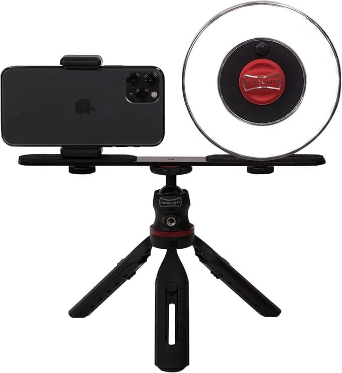 Rotolight VideoVlogging RL48 LED Ring Light Kit for Content Creators