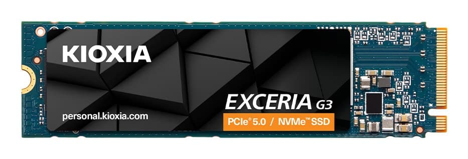 Kioxia EXCERIA G3 1 TB M.2 2280 PCI Express 5.0 NVMe QLC SSD - Image 1