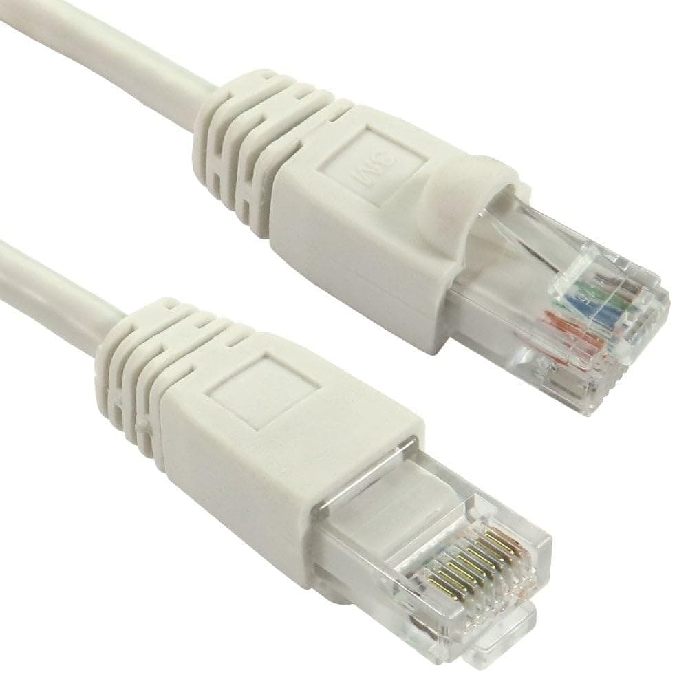 Cables Direct 10m CAT5E Patch Cable (White) - Image 1
