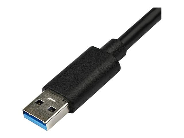 StarTech.com USB31000SPTB USB 3.0 to Gigabit Ethernet Network Adapter NIC with USB Pass-Through Port - Black - Image 8