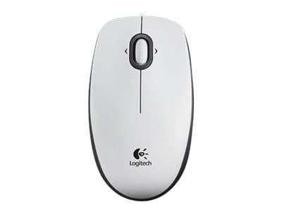 Logitech B100 Wired Optical Mouse White - 910-003360