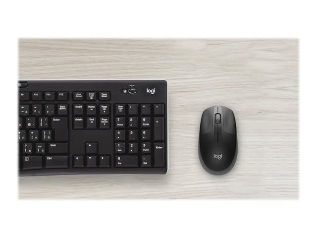 Logitech M190 Full-Size Wireless Mouse - Charcoal - Image 6
